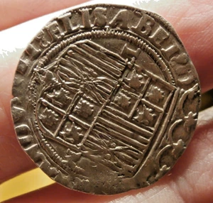 ALTA CALIDAD FERDINAND & ISABELLA TOLEDO COMO NUEVO PLATA ERA COLÓN REAL S-1061 - Imagen 1 de 8