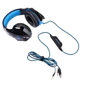 KOTION EACH G2000 Pro Gaming Headset - PC/PS4/Xbox - Blue NWB - Picture 1 of 2