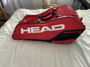 HEAD tennis racket bag with rackets - Picture 1 of 4