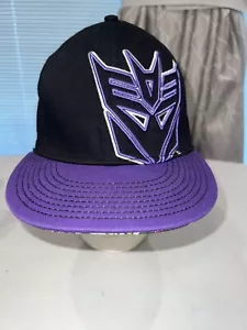 Transformers Black Purple Cartoon Underbill Hat Cap Large/X-Large EUC - Picture 1 of 10