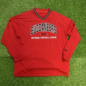 Sudadera De Colección Tampa Bay Buccaneers XL Pullover Y2K Lee Sports Cuello en V - Imagen 1 de 9