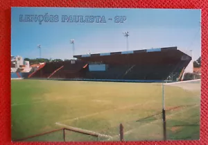 Lencois Paulist Stadium Postcard Cartolina Stadio Stadion AK Carte stade estadio - Foto 1 di 1