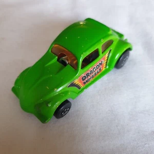 MATCHBOX SUPERFAST NO 43 DRAGON WHEELS GREEN MADE IN ENGLAND - Picture 1 of 4