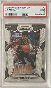 JA MORANT ROOKIE 2019 PANINI PRIZM PSA 9 NBA CARD MURRAY STATE UNIVERSITY RC - Picture 1 of 2