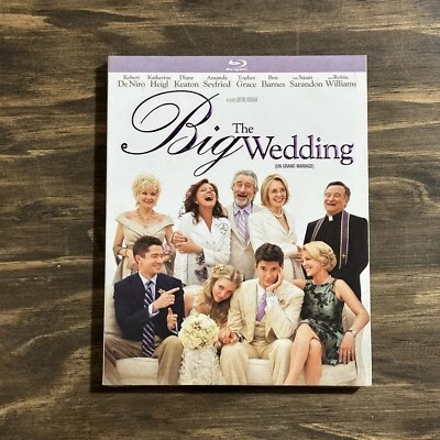 The Big Wedding (Blu-ray) w/ Slipcover DeNiro/Keaton/Sarandon/Williams Sealed Foto 1 de 4