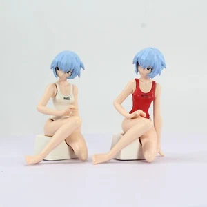 HGIF Evangelion Rei Ayanami Swimsuit Figure Set (2 Figures) - Picture 1 of 9