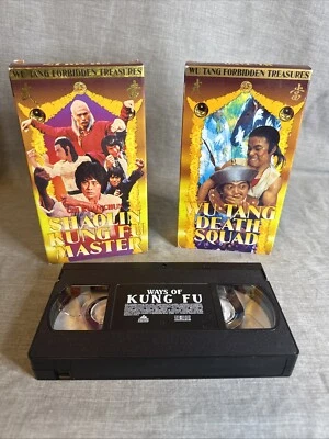 Martial Arts VHS Wu Tang Forbidden Treasures VHS - Shaolin Kung Fu Master & more - Image 1 of 4