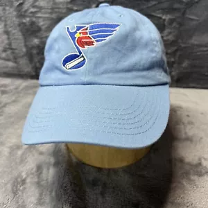St Louis Cardinals Red Bird In A Blue's Note Lt Blue Adjustable Hat Cap Corjesu - Picture 1 of 5