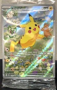 Pokemon SEALED PROMO Pikachu SVP 088 +3 MORE Paldea Adventure Chest Holofoil NEW - Picture 1 of 3