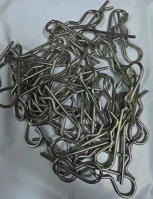 GOLIATH INDUSTRIAL TOOL Lot of 50 R-Pins ~ 5/32" X 3-1/8" Hair Pins RP532