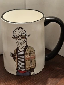 Taza de café artículos para el hogar Hipster oveja/cabra 17,5 oz - Imagen 1 de 4