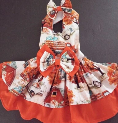 VESTIDO ARNÉS PERRO CON LAZO DE PELO A JUEGO CAMIÓN DE COSECHA ENVÍO GRATUITO Foto 1 de 3