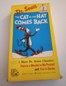 Dr Seuss The Car In The Hat Comes Back VHS - Picture 1 of 2