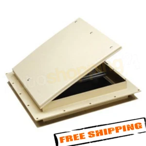 Heng's 17511-C1G Mini 9" x 9" Roof Vent with Colonial White Manual Lid - Picture 1 of 2