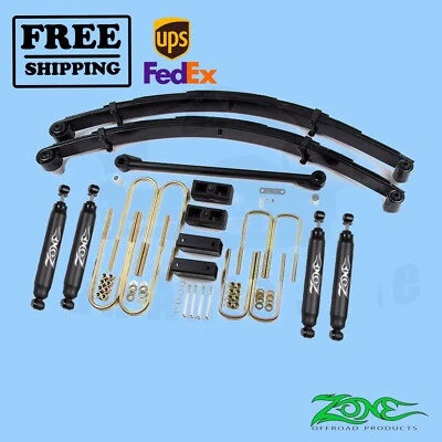 Zone 4" Lift Kit for Ford F250/F350 2000-04 4WD Gas/Diesel; Nitro Shocks - Image 1 of 3