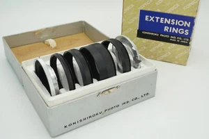 [RARE!] Konishiroku EXTENSION RINGS Tube set for KONICA FS from Japan #B120 - Picture 1 of 9