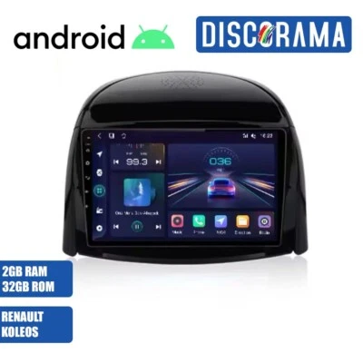 AUTORADIO ANDROID RENAULT KOLEOS 2008-2016 STEREO AUTO TOUCH 9" WIFI NAVIGATORE - Immagine 1 di 4