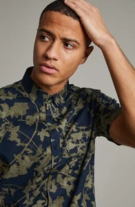 Matinique Trostol Summer Leaf Print/Olive - Medium SRP £59.95 - Picture 1 of 4
