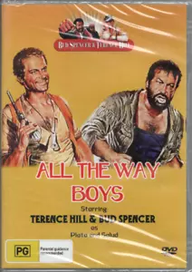 ALL THE WAY BOYS - Terence Hill and Bud Spencer - DVD-N&S-Never played-R ALL PAL - Picture 1 of 2