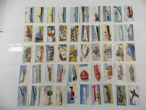 Juego completo de 50 tarjetas de cigarrillo Wills velocidad 1938 - Imagen 1 de 10