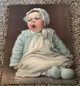 Old Black African American Baby Print "The Sandman's Coming" Harry Roseland - Picture 1 of 3