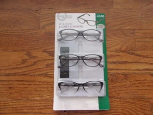3 Pack - Foster Grant Reading Glasses - Ladies - Full Frame - Store Returns - Picture 1 of 1