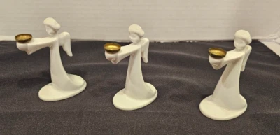 Rosenthal Selb Ploessberg  German Angel Candle holders  vintage 1960's set of 3 - Image 1 of 4