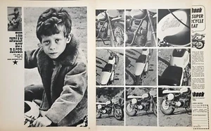 1969 The Indian Boy Racer 4pg Motorrad Artikel 50cc Jawa Motor - Bild 1 von 1