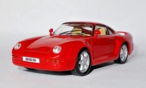 Porsche 959 rot Sportcoupé Сollection Druckguss Modellauto Maßstab 1:43 (1985) - Bild 1 von 8