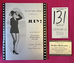 Judy Garland Extra Rare 1978 Auction Catalog Limited Edition Numbered And More