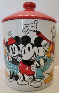 Large Ceramic Cookie Jar Mickey/Minnie/Goofy/Donald/Daisy/Pluto - Picture 1 of 12