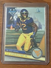 CJ Donaldson Jr 1st Rookie 2023 Bowman Chrome University Card #156 West Virginia