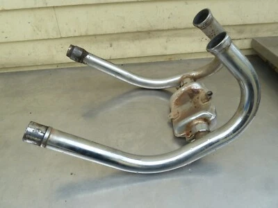 Exhaust headers with cross over CB500T Twin 75 76 Honda #O27 - Image 1 of 4
