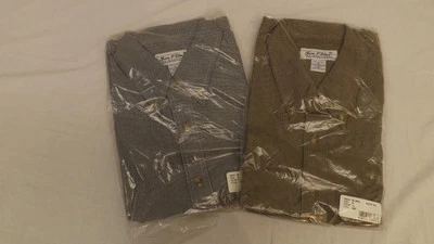 Lote de 2 camisas Hartwell Sea-Palms clásicas Oxford LS azul/carbón nuevas de stock talla XL Foto 1 de 4