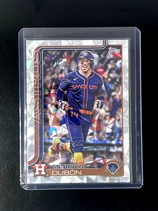 2025 Topps Series 1 Mauricio Dubon Silver Diamante Foil - Bild 1 von 2
