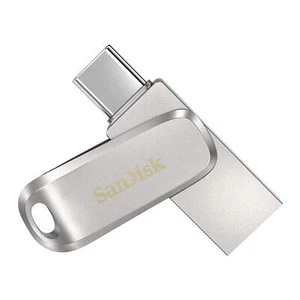 SanDisk 64GB Ultra Dual Drive Luxe Type USB C Flash Drive - Afbeelding 1 van 1