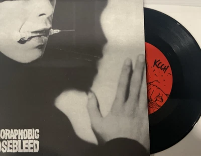 Agoraphobic Nosebleed - S/T  7" EP 1997 Clean Plate Records – CP 14 VG+/VG+ - Image 1 of 4