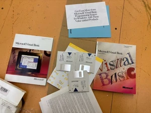 Microsoft Visual Basic 1.0 - 1991 professional programming software Vintage - Picture 1 of 3