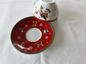 Hutschenreuther HAPPY WINTERTIME Red  JUMBOTASSE  mit Unterteller  Neu   430ml - Bild 1 von 5