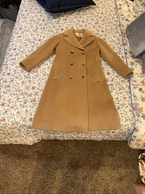 Abrigo de cachemir mongol Woolf Bros de colección años 60 talla L Foto 1 de 4