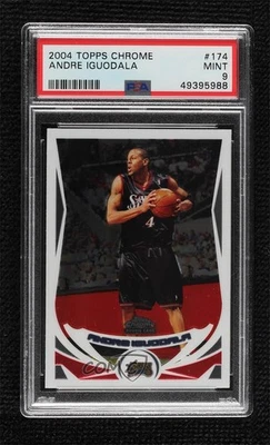 2004-05 Topps Chrome Andre Iguodala #174 PSA 9 完好新秀 RC — 第 1/2 张图片