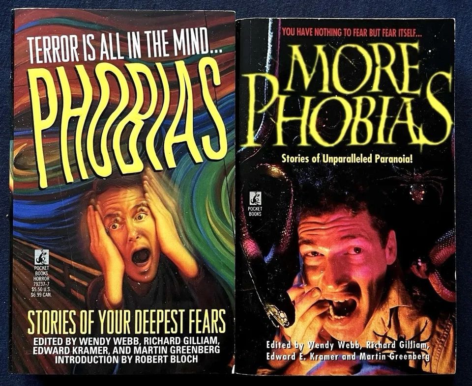 Wendy Webb - Phobias & More Phobias - Pocket Books 1994/95 Horror Paperback - Image 1 of 4