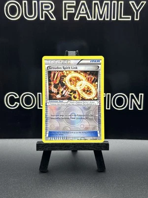 Pokémon TCG Groudon Spirit Link Primal Clash 131/160 Reverse Holo Uncommon LP - Image 1 of 4