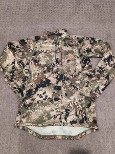 Sitka Gear Core Midweight Quarter Zip Fleece Large Subalpine Nice! - Picture 1 of 10