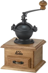 Kalita Classic Mill BR Coffee Grinder Wood Manual Adjustable Aluminum 25oz 71in - Picture 1 of 4