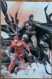 2025 NYCC DUSTIN NGUYEN BATMAN WAGHALSIGER KUNSTDRUCK SIGNIERT DC COMICS MARVEL - Bild 1 von 1