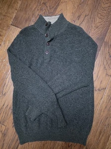 GH Bass grüner Pullover Gr. Large hergestellt in den USA - Bild 1 von 4