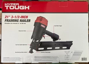 Clavadora de marcos Hyper Tough 21 grados 3-1/2 pulgadas NUEVA EN CAJA - Imagen 1 de 3