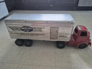 Vintage Wyandotte Grey Van Lines Tractor Trailer 1950 Semi Truck 24" - Picture 1 of 12