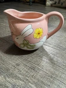 Jarra vintage Gates Ware Pink Bunny - Imagen 1 de 7